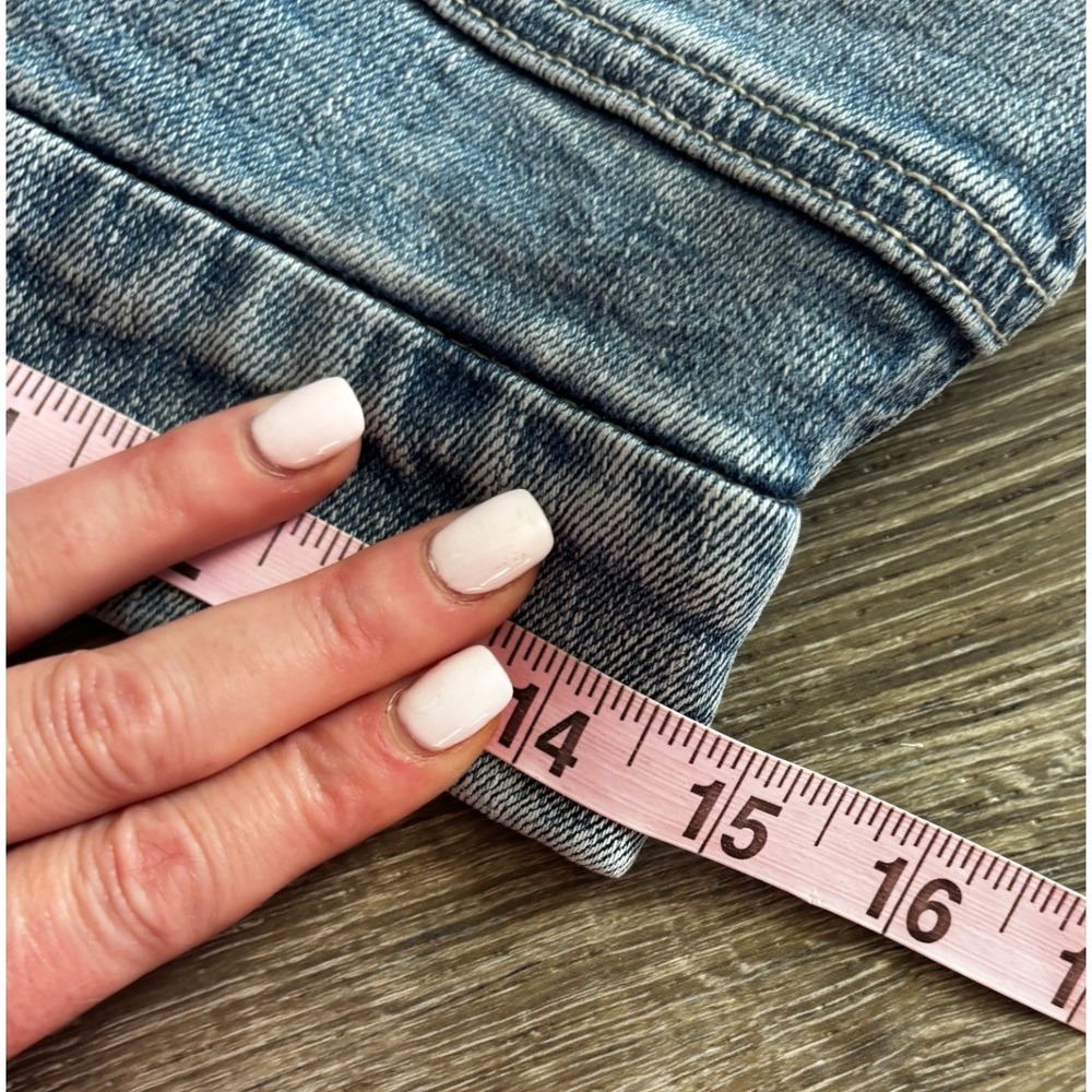 JAG On The Go Skort Blue Denim Pull On Stretch Jean Skirt Size 4 - Picture 6 of 7